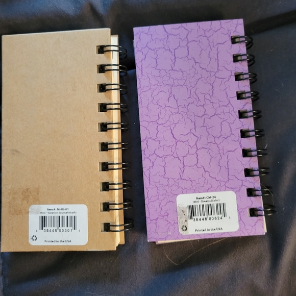 NWT set of 2 mini spiral bound journals - Picture 3 of 4